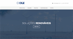 Desktop Screenshot of dge.com.br