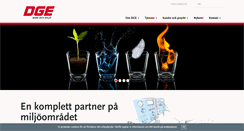 Desktop Screenshot of dge.se