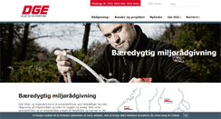 Desktop Screenshot of dge.dk