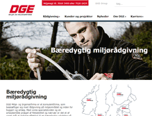 Tablet Screenshot of dge.dk
